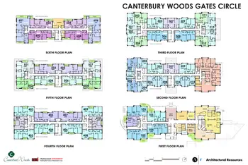 Campus Map of Canterbury Woods, Assisted Living, Nursing Home, Independent Living, CCRC, Williamsville, NY 1
