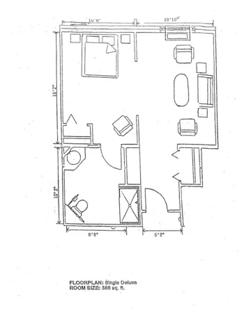 Floorplan of Friends Care Community of Yellow Springs, Assisted Living, Nursing Home, Independent Living, CCRC, Yellow Springs, OH 3