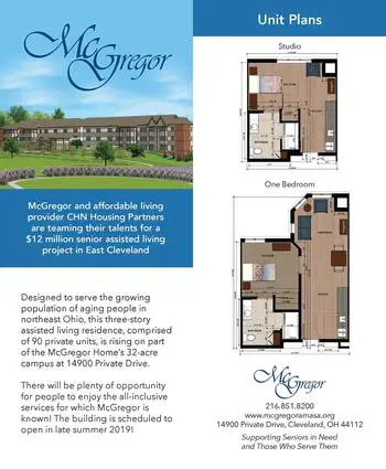 Floorplan of McGregor, Assisted Living, Nursing Home, Independent Living, CCRC, Cleveland, OH 1