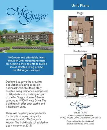 Floorplan of McGregor, Assisted Living, Nursing Home, Independent Living, CCRC, Cleveland, OH 2