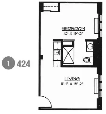 Floorplan of McGregor, Assisted Living, Nursing Home, Independent Living, CCRC, Cleveland, OH 3