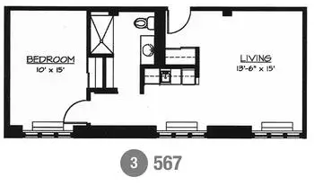 Floorplan of McGregor, Assisted Living, Nursing Home, Independent Living, CCRC, Cleveland, OH 5