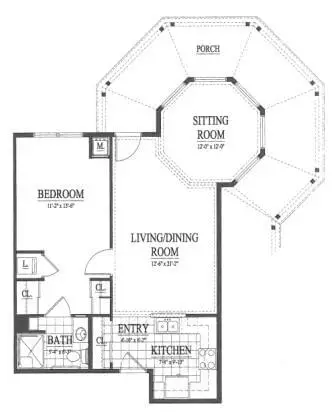 Floorplan of Birchaven Village Home, Assisted Living, Nursing Home, Independent Living, CCRC, Findlay, OH 1