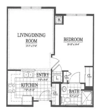 Floorplan of Birchaven Village Home, Assisted Living, Nursing Home, Independent Living, CCRC, Findlay, OH 2