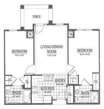 Floorplan of Birchaven Village Home, Assisted Living, Nursing Home, Independent Living, CCRC, Findlay, OH 4