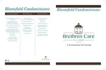Floorplan of Brethren Care Village, Assisted Living, Nursing Home, Independent Living, CCRC, Ashland, OH 4