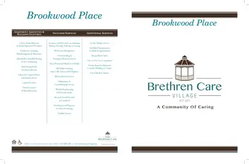 Floorplan of Brethren Care Village, Assisted Living, Nursing Home, Independent Living, CCRC, Ashland, OH 8