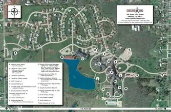 Campus Map of Copeland Oaks, Assisted Living, Nursing Home, Independent Living, CCRC, Sebring, OH 1