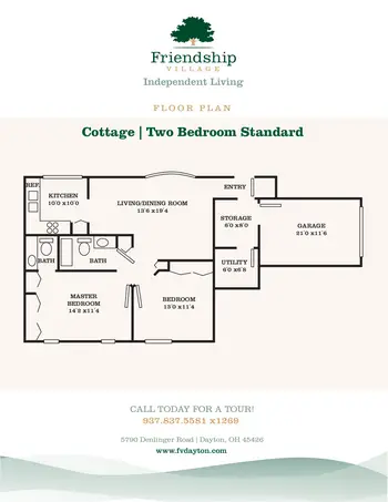 Floorplan of Friendship Village, Assisted Living, Nursing Home, Independent Living, CCRC, Dayton, OH 13