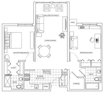 Floorplan of Laurel Lake, Assisted Living, Nursing Home, Independent Living, CCRC, Hudson, OH 5
