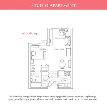 Floorplan of Laurel Lake, Assisted Living, Nursing Home, Independent Living, CCRC, Hudson, OH 14
