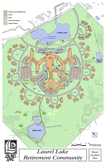 Campus Map of Laurel Lake, Assisted Living, Nursing Home, Independent Living, CCRC, Hudson, OH 1