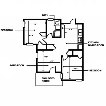 Floorplan of Ohio Eastern Star Home, Assisted Living, Nursing Home, Independent Living, CCRC, Mount Vernon, OH 7