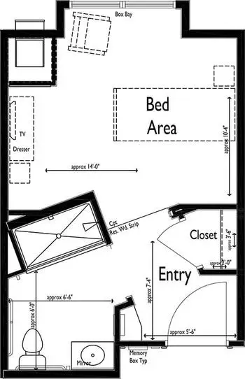 Floorplan of Ohio Eastern Star Home, Assisted Living, Nursing Home, Independent Living, CCRC, Mount Vernon, OH 8