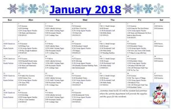 Activity Calendar of Stow-Glen Retirement Village, Assisted Living, Nursing Home, Independent Living, CCRC, Stow, OH 7