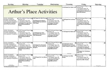 Activity Calendar of The Normandy, Assisted Living, Nursing Home, Independent Living, CCRC, Rocky River, OH 10