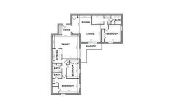 Floorplan of The Normandy, Assisted Living, Nursing Home, Independent Living, CCRC, Rocky River, OH 11