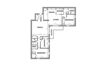 Floorplan of The Normandy, Assisted Living, Nursing Home, Independent Living, CCRC, Rocky River, OH 17