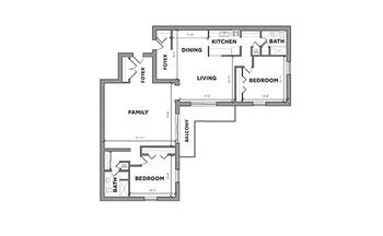 Floorplan of The Normandy, Assisted Living, Nursing Home, Independent Living, CCRC, Rocky River, OH 19