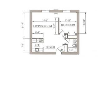 Floorplan of The Normandy, Assisted Living, Nursing Home, Independent Living, CCRC, Rocky River, OH 20
