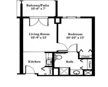 Floorplan of Altenheim, Assisted Living, Nursing Home, Independent Living, CCRC, Strongsville, OH 1