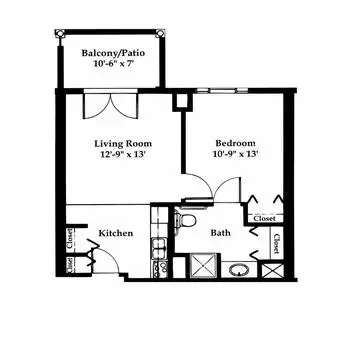 Floorplan of Altenheim, Assisted Living, Nursing Home, Independent Living, CCRC, Strongsville, OH 6