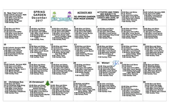 Activity Calendar of Altenheim, Assisted Living, Nursing Home, Independent Living, CCRC, Strongsville, OH 7