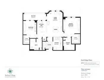 Floorplan of Bethany Village, Assisted Living, Nursing Home, Independent Living, CCRC, Dayton, OH 5
