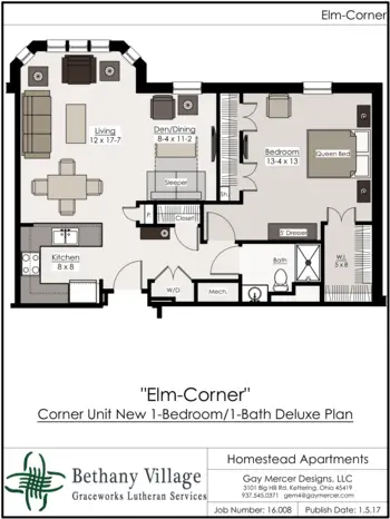 Floorplan of Bethany Village, Assisted Living, Nursing Home, Independent Living, CCRC, Dayton, OH 14