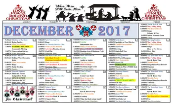 Activity Calendar of Willow Brook Christian Communities, Assisted Living, Nursing Home, Independent Living, CCRC, Delaware, OH 1