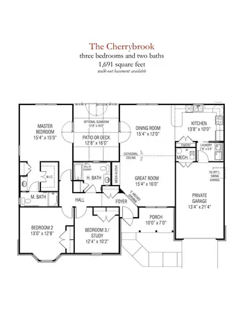 Floorplan of Willow Brook Christian Communities, Assisted Living, Nursing Home, Independent Living, CCRC, Delaware, OH 5