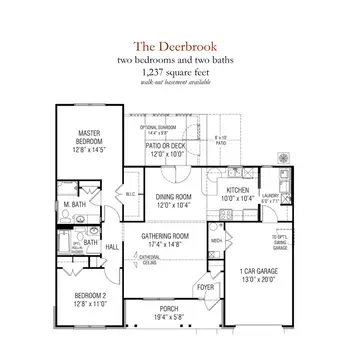 Floorplan of Willow Brook Christian Communities, Assisted Living, Nursing Home, Independent Living, CCRC, Delaware, OH 10