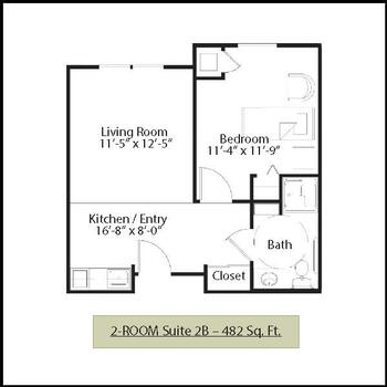 Floorplan of West View Healthy Living, Assisted Living, Nursing Home, Independent Living, CCRC, Wooster, OH 2