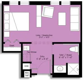 Floorplan of Saint Simeon's, Assisted Living, Nursing Home, Independent Living, CCRC, Tulsa, OK 8