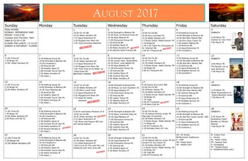 Activity Calendar of Zarrow Pointe, Assisted Living, Nursing Home, Independent Living, CCRC, Tulsa, OK 1