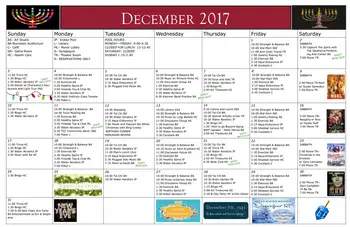 Activity Calendar of Zarrow Pointe, Assisted Living, Nursing Home, Independent Living, CCRC, Tulsa, OK 4