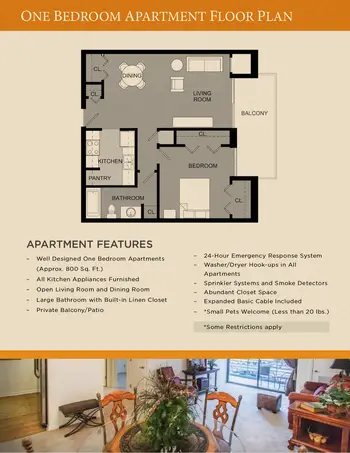 Floorplan of Zarrow Pointe, Assisted Living, Nursing Home, Independent Living, CCRC, Tulsa, OK 3