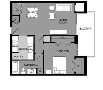Floorplan of Zarrow Pointe, Assisted Living, Nursing Home, Independent Living, CCRC, Tulsa, OK 10