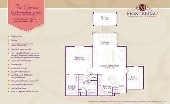 Floorplan of Montereau, Assisted Living, Nursing Home, Independent Living, CCRC, Tulsa, OK 8