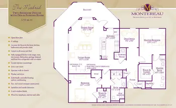 Floorplan of Montereau, Assisted Living, Nursing Home, Independent Living, CCRC, Tulsa, OK 13