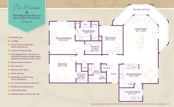Floorplan of Montereau, Assisted Living, Nursing Home, Independent Living, CCRC, Tulsa, OK 16