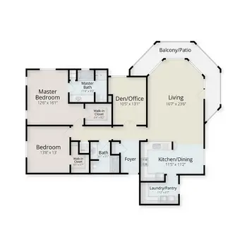 Floorplan of Montereau, Assisted Living, Nursing Home, Independent Living, CCRC, Tulsa, OK 17