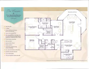 Floorplan of Montereau, Assisted Living, Nursing Home, Independent Living, CCRC, Tulsa, OK 18