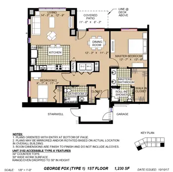 Floorplan of Friendsview, Assisted Living, Nursing Home, Independent Living, CCRC, Newberg, OR 15