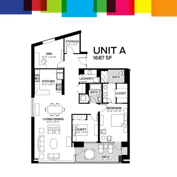 Floorplan of Terwilliger Plaza, Assisted Living, Nursing Home, Independent Living, CCRC, Portland, OR 1
