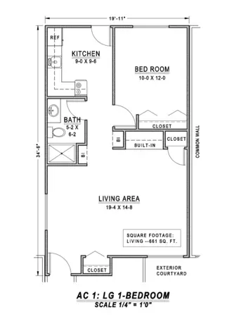 Floorplan of Mennonite Village, Assisted Living, Nursing Home, Independent Living, CCRC, Albany, OR 1