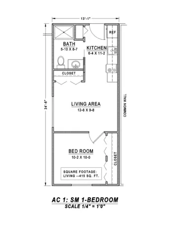 Floorplan of Mennonite Village, Assisted Living, Nursing Home, Independent Living, CCRC, Albany, OR 2