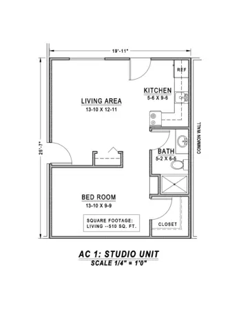 Floorplan of Mennonite Village, Assisted Living, Nursing Home, Independent Living, CCRC, Albany, OR 3