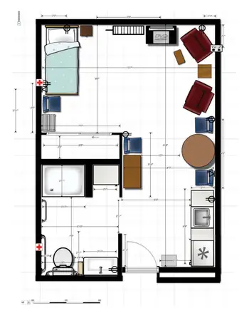 Floorplan of Mennonite Village, Assisted Living, Nursing Home, Independent Living, CCRC, Albany, OR 13
