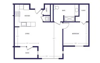 Floorplan of Capital Manor, Assisted Living, Nursing Home, Independent Living, CCRC, Salem, OR 14